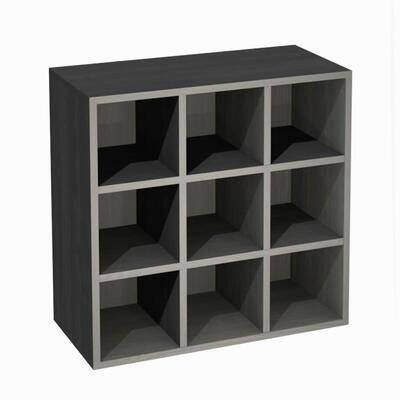 Photo du produit 'Module � 9 compartiments, finition fr�ne graphite'