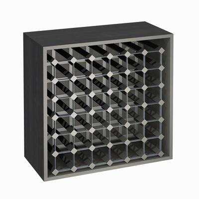 Photo du produit 'Module � casiers individuels pour 36 btl, finition fr�ne graphite'