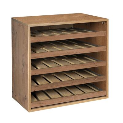 Photo du produit 'Module profond � clayettes, finition ch�ne rustique'