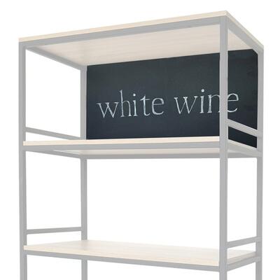 Photo du produit 'Plaque en m�tal � suspendre H:42cm BLACK PURE Professionnel'