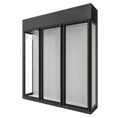 Photo du produit 'Vitrus, cabinet en verre, L 158 cm, 3 portes'