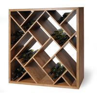 �tag�re � bouteille ZEUS en bois teint�