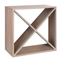 �tag�re � vin 60 cm, module X-CUBE, ch�ne naturel