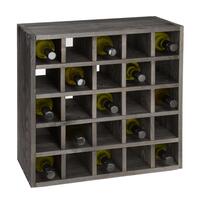 Photo du produit '�tag�re � vin CASIERS 52, en pin de teinte brune'