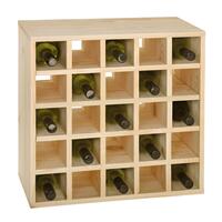 �tag�re � vin CUBE 52 casiers individuels, en pin naturel