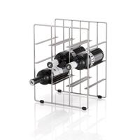 �tag�re � vin PILARE basse, acier satin�