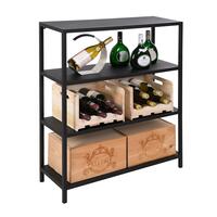 �tag�re � vin en m�tal BLACK PURE mod�le 13