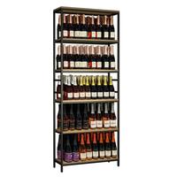 Photo du produit '�tag�re de stockage en m�tal et bois Black Pure WOOD Mod�le 1'