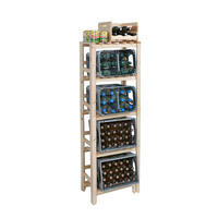 Photo du produit '�tag�re pour 4-8 caisses de boissons avec plaque de recouvrement, pin naturel'