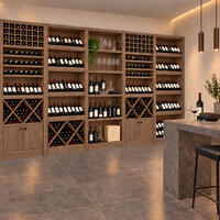 Photo du produit ' �tag�re � vin PRESTIGE NOVO bois de ch�ne teint� marron '