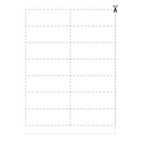 100 feuilles laser perfor�es DIN A4 pour porte-�tiquette H 3,9 cm