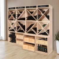 Photo du produit 'Syst�me modulable CAVEPRO, finition ch�ne clair'