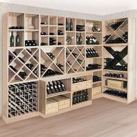 Photo du produit 'Module profond avec clayettes, finition ch�ne clair'