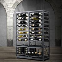 Photo du produit '�tag�re � vin en m�tal Xi : Extension � 8 niveaux'