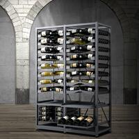 Photo du produit '�tag�re � vin en m�tal Xi : Extension � 8 niveaux'