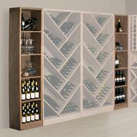 Photo du produit '�tag�re � vin PRESTIGE 10, ch�ne massif nature'