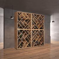Photo du produit '�tag�re � bouteille ZEUS en bois teint�'