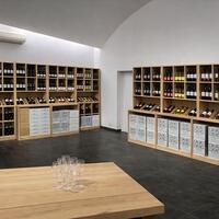 Photo du produit '�tag�res � vin PRESTIGE, ch�ne massif nature'