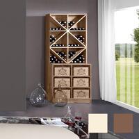 Photo du produit '�tag�re � vin PRESTIGE 7, ch�ne massif nature'