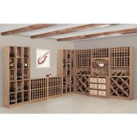 Photo du produit '�tag�res � vin PRESTIGE, ch�ne massif teint�'