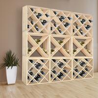 Photo du produit '�tag�re � vin LOSANGE, pin naturel'