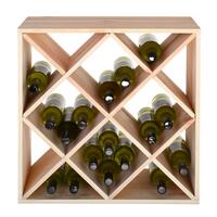 Photo du produit '�tag�re � vin LOSANGE, pin naturel'