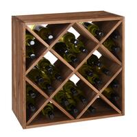 Photo du produit '�tag�re � vin LOSANGE, pin teint�'