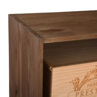Photo du produit '�tag�re � vin BOX, en pin teint�'