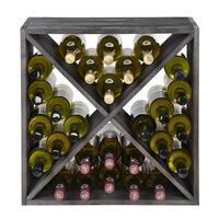 Photo du produit '�tag�re � vin CUBE X 52, en pin de teinte brune'