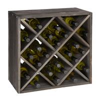 Photo du produit '�tag�re � vin LOSANGE 52, en pin de teinte brune'