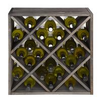 Photo du produit '�tag�re � vin LOSANGE 52, en pin de teinte brune'