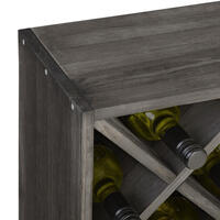 Photo du produit '�tag�re � vin LOSANGE 52, en pin de teinte brune'