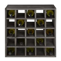 Photo du produit '�tag�re � vin CASIERS 52, en pin de teinte brune'