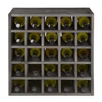 Photo du produit '�tag�re � vin CASIERS 52, en pin de teinte brune'