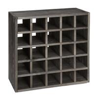 Photo du produit '�tag�re � vin CASIERS 52, en pin de teinte brune'