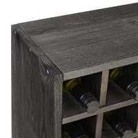 Photo du produit '�tag�re � vin CASIERS 52, en pin de teinte brune'