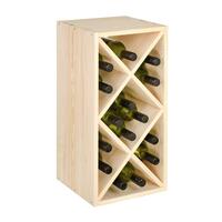 Photo du produit '�tag�re � vin �troite LOSANGE, en pin naturel'