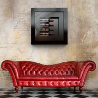 Photo du produit 'Casier � vin mural climatis� pour 4 bouteilles, mod�le 5'