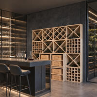 Photo du produit '�tag�res � vin modulables CUBE 52, bois de pin naturel'