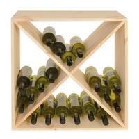 Photo du produit '�tag�re � vin CUBE 52 avec croix, en pin naturel'