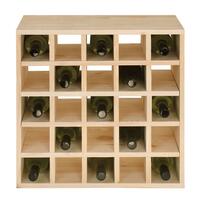 Photo du produit '�tag�re � vin CUBE 52 casiers individuels, en pin naturel'