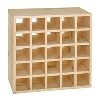 Photo du produit '�tag�re � vin CUBE 52 casiers individuels, en pin naturel'