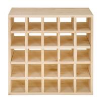 Photo du produit '�tag�re � vin CUBE 52 casiers individuels, en pin naturel'