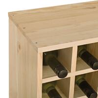 Photo du produit '�tag�re � vin CUBE 52 casiers individuels, en pin naturel'
