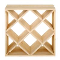 Photo du produit '�tag�re � vin CUBE 52 avec losanges, en pin naturel'