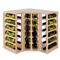 Photo du produit '�tag�re � vin 60 cm, module d'angle, en pin naturel'
