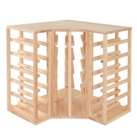 Photo du produit '�tag�re � vin 60 cm, module d'angle, en pin naturel'