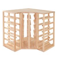 Photo du produit '�tag�re � vin 60 cm, module d'angle, en pin naturel'