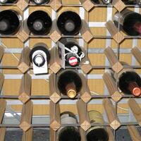 Photo du produit '�tag�re � vin TREND P30 cm en pin teinte claire, pour 12 btl'