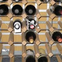 Photo du produit '�tag�re � vin TREND P30 cm en pin teinte claire, pour 12 btl'